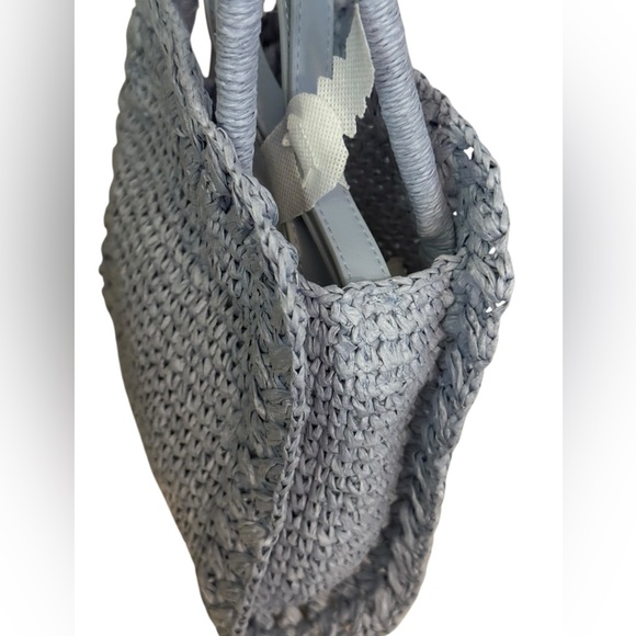 NWT H&M Small Straw Braided Crossbody Bag - Picture 6 of 8